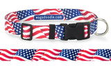 American Flag Personalized Dog Collar