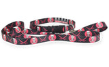 Skull & Crossbones Pirate Black Personalized Dog Collar