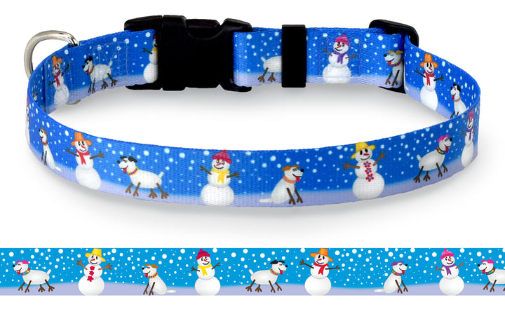 Christmas Blue Snow Dog Personalized