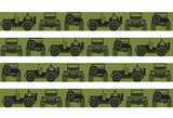 Jeeps Off-Road OD Green Personalized Dog Collar