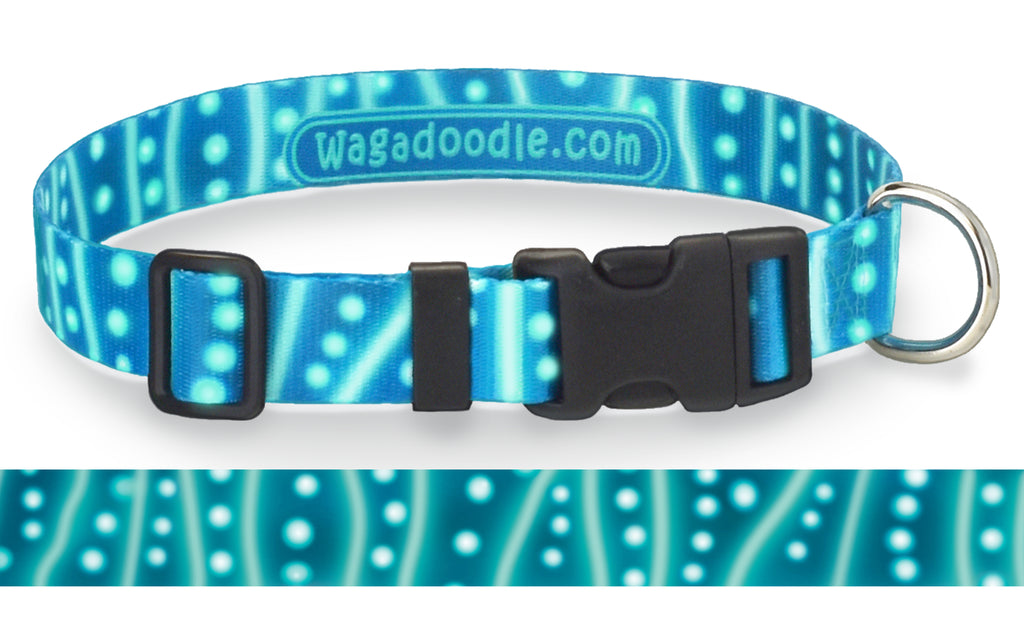 Whale Shark Fish Skin Pattern Artwork Key West Dog Collar