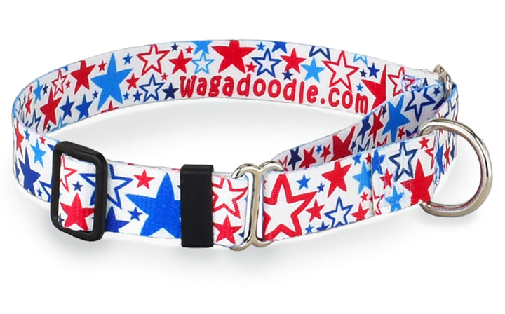 Star Spangled Pup Martingale Collar