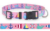 Seashore Pink Dog Collar
