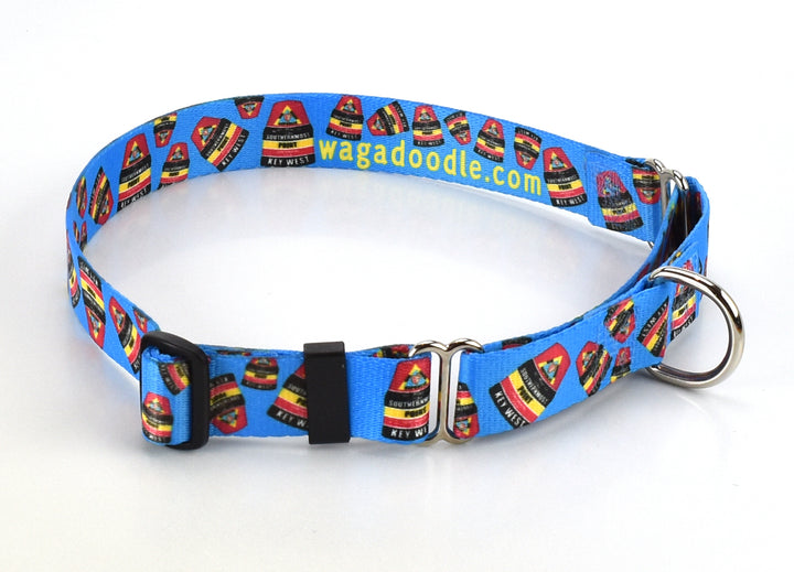 Key West Southernmost Point Turquoise Martingale