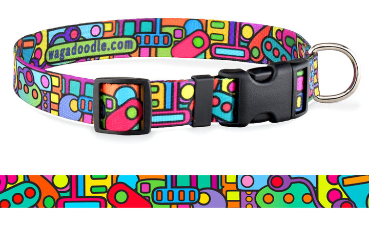 Mid-Century Modern Dog Collar