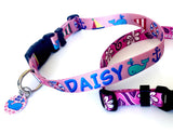 Seashore Pink Personalized Martingale
