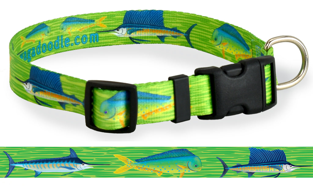 Fish dog hot sale collar