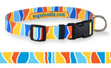 Coastal Beach Personalized Dog Collar