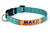 Hawaiian Tribal Personalized Dog Collar