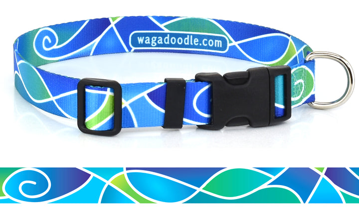 Atlantis Ocean Personalized Dog Collar