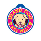 Island Dog Key West Logo Personalized Pet ID Tag