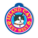 Island Cat Key West Personalized Pet ID Tag