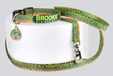 Brook Trout Personalized Dog Collar