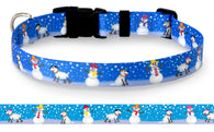 Christmas Blue Snow Dog  Personalized