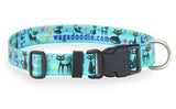 Astro Cat Mid-Century Modern Dog Collar Art