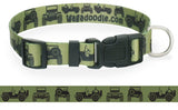 Jeeps Off-Road OD Green Dog Collar