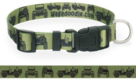 Jeeps Off-Road OD Green Dog Collar