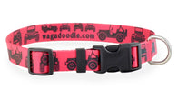 Jeeps Off-Road Red Personalized Dog Collar