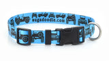 Jeeps Off-Road Blue Personalized Dog Collar
