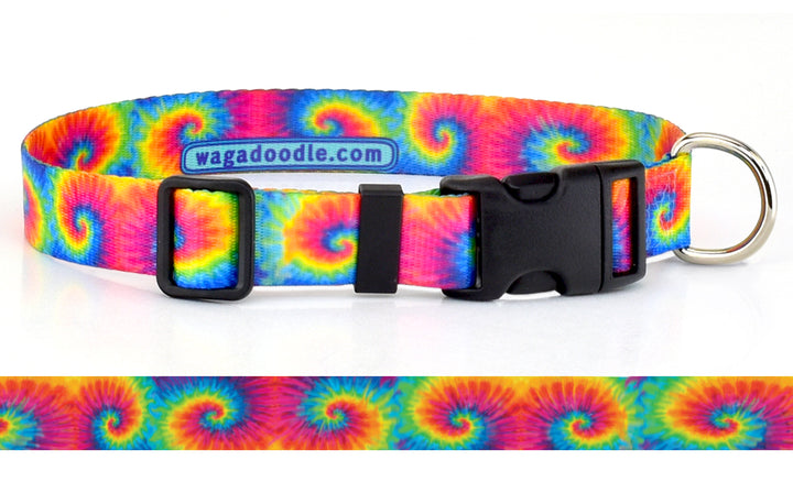 Tie Dye Dog Collar