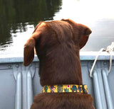 Key West Mystery Blob Street Art Personalized Dog Collar