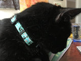 Mid-Century Modern Astro Cats Dog Collar