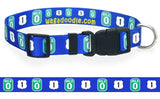 Key West Mile Zero Blue Dog Collar