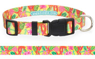 Puppy Pulitzer Orangutan Twist Personalized Dog Collar