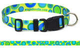 Spyro Gyra Chartreuse Personalized Dog Collar