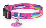 Mahi, Marlin and Sailfish Offshore Fishing Dog Collar Pink