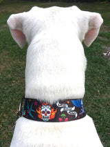 Tattoo Sailor Jerry Style Personalized Dog Collar