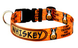 Halloween Tricks for Treats  Personalized Dog Collar