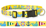 Seashore Yellow Dog Collar