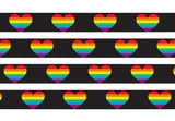 Rainbow Love Personalized Dog Collar