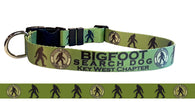 Bigfoot Search Team Green Dog Collar