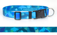 Ocean life Dolphin Manta Ray Sea Turtles Personalized Dog Collar