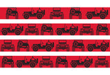 Jeeps Off-Road Red Personalized Dog Collar