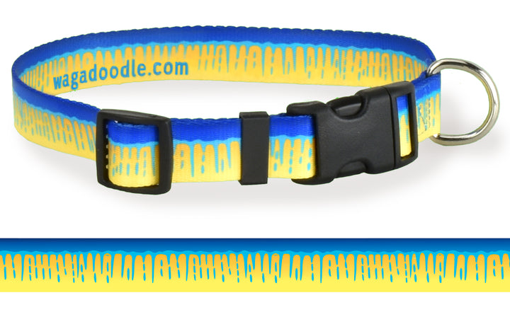 Marlin Skin Personalized Dog Collar
