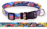 Pugs in Space Dog Collar