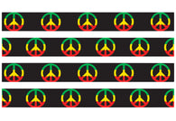 Rasta Peace Personalized Dog Collar